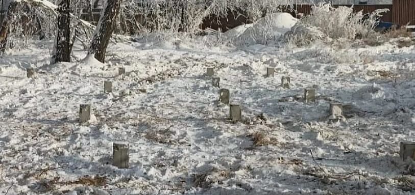 Фундамент на забивных ЖБ сваях