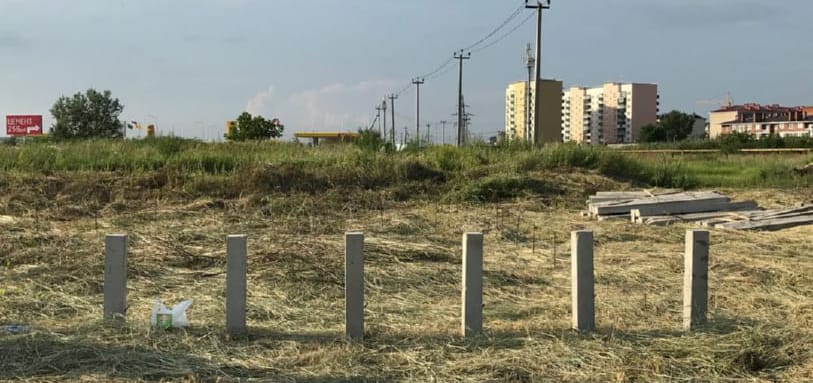 Фундамент на забивных ЖБ сваях