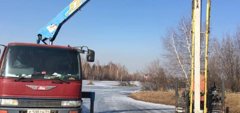 Фундамент на забивных ЖБ сваях