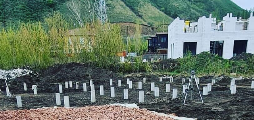 Фундамент на забивных ЖБ сваях